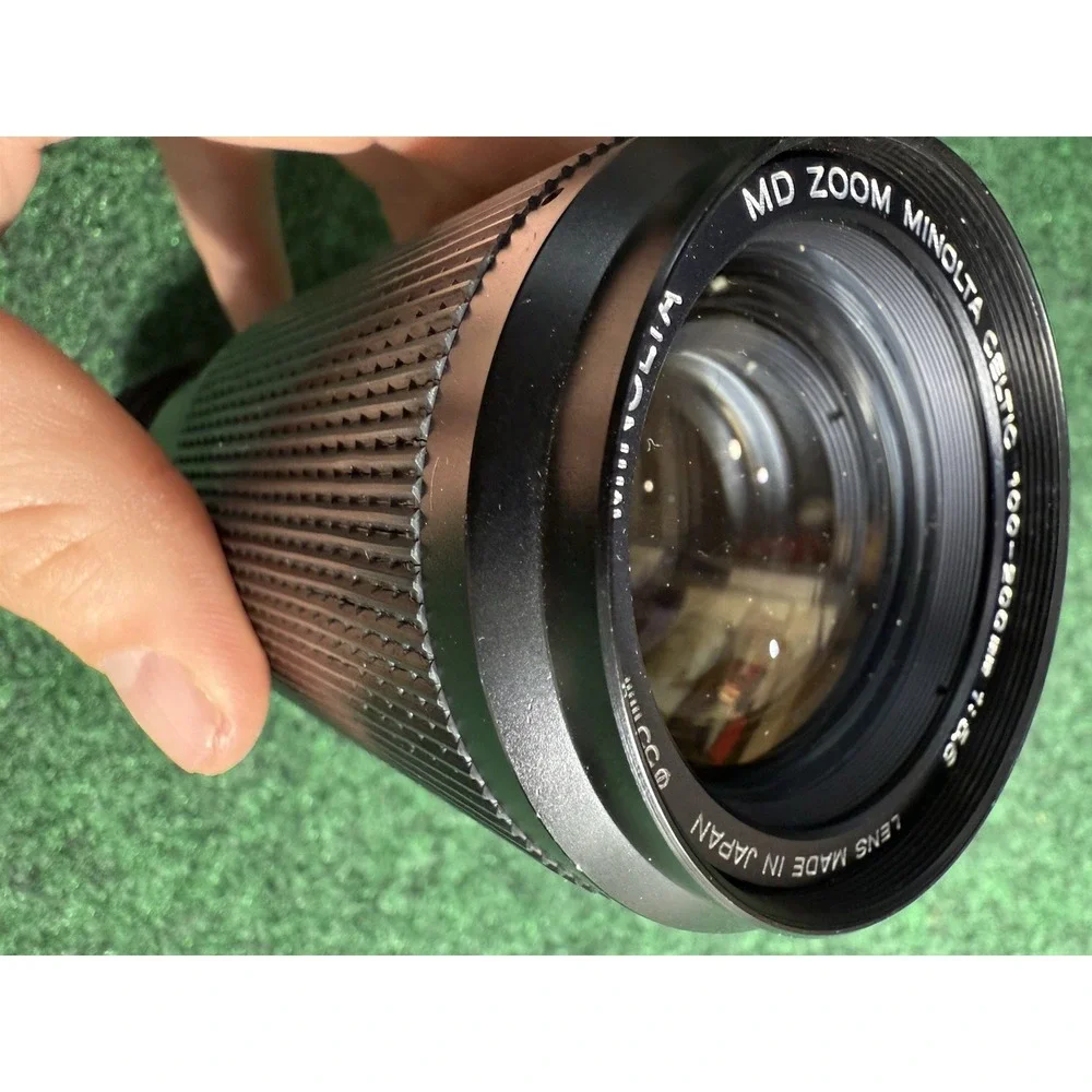 MD Zoom Lens Minolta Celtic 1:5.6 f=100-200mm Untested‎
